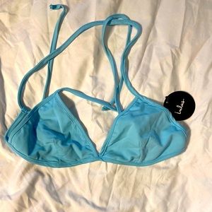NWT lulus bikini top- powder blue